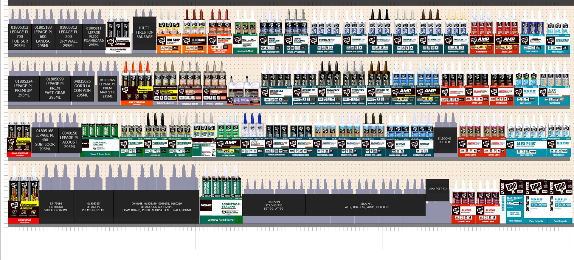 Selected planogram reference